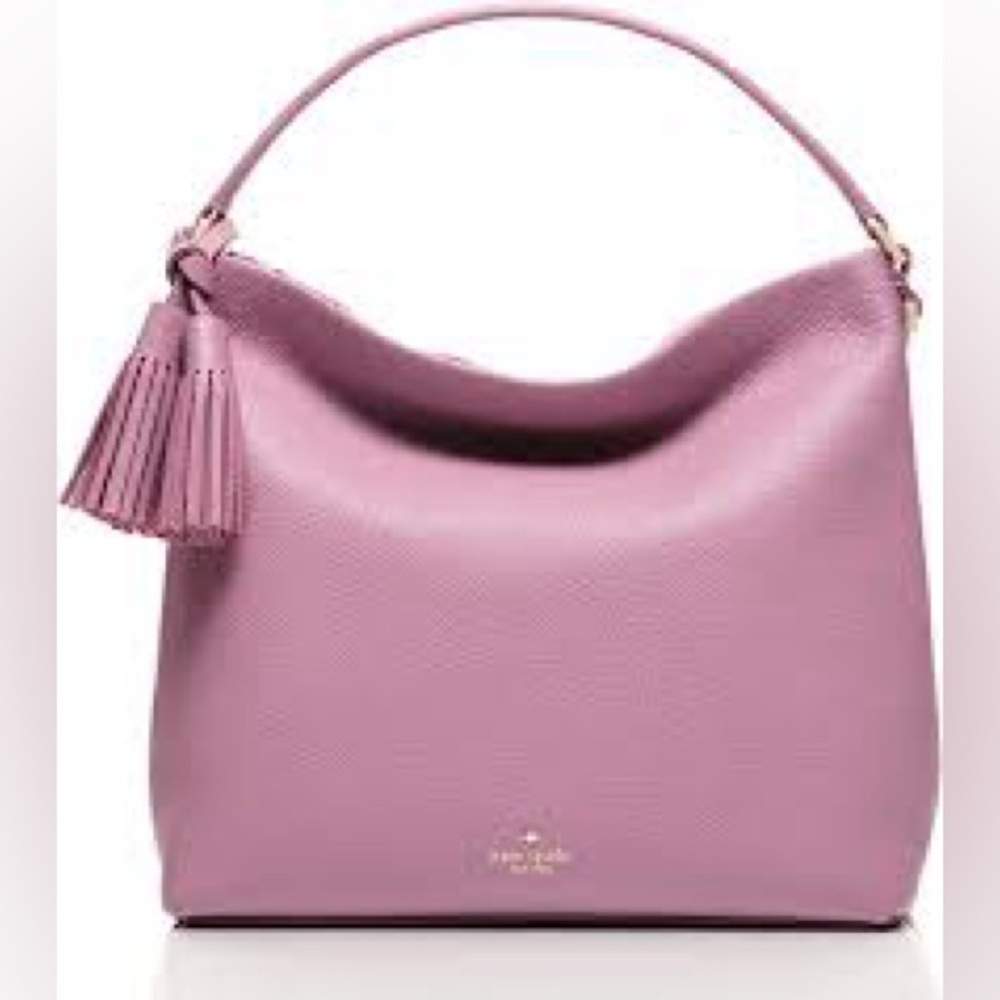 KATE SPADE NWT orchard street small natalya in rum raisin/plum/purple/mauve
